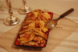 Arroz com linguica