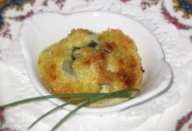 Amandes de mer gratin�es au curry et aux noix