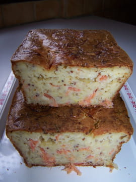 Cake fra�cheur au saumon et concombre