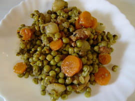 Petits pois fa�on jardini�re