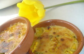 Sabayon de mangue � la pistache