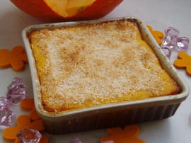 Flan de potimarron � la noix de coco