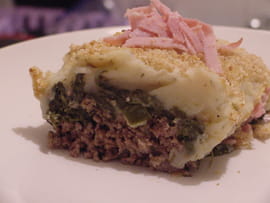 Parmentier aux �pinards