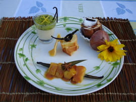 Farandole de desserts autour de la vanille