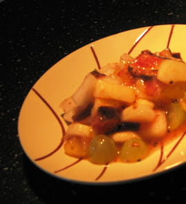 Salade de fruits d hiver marin�s