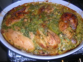 Tajine de poulet mkaddam souiri