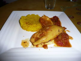Calamars farcis � la proven�ale