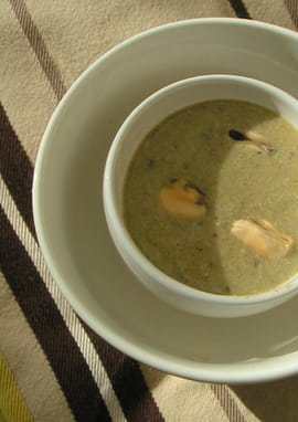 Velout� de moules aux l�gumes