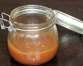Sauce au caramel beurre sal�