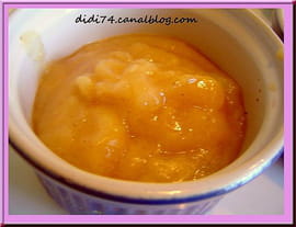 Compote pomme-banane-cannelle
