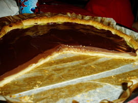Tarte poire ganache