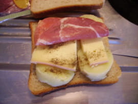 Croque raclette