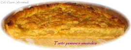 Tarte aux pommes amandine