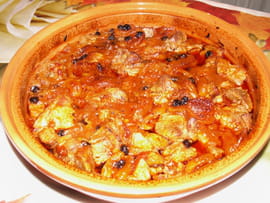 Tajine d agneau aux abricots et aux raisins