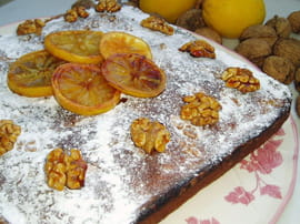 Carr� aux noix et citron