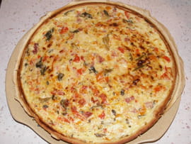 Quiche aux petits l�gumes