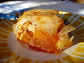 Croustillants de potiron aux abricots secs