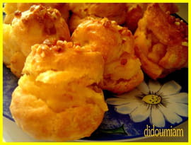 Petits choux � la cr�me vanille