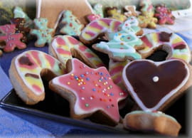 Biscuits de No�l en pain d �pices