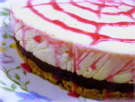 Cheesecake chocolat-vanille aux petits-beurres