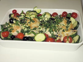 Poulet  fa�on grecque