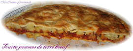 Tourte pommes de terre et boeuf