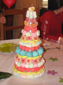 Pyramide de bonbons