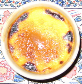 Oeufs au lait fa�on cr�me br�l�e