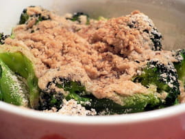 Crumble brocoli-b�chamel � la brousse