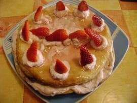 Feuillet� � la fraise