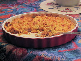 Crumble aux pommes