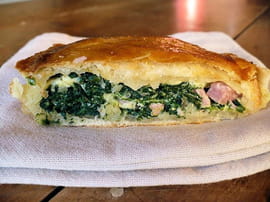 Petites tourtes aux �pinards et au jambon