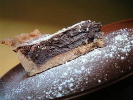 Tarte � la mousse au chocolat et � la banane