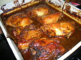 Poulet grill� aux herbes et �pices
