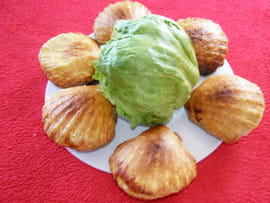 Feuillet�s de coquilles Saint-Jacques