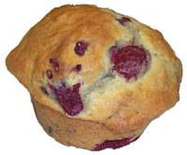 Muffins framboise, yaourt et chocolat blanc