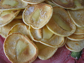 Petites cr�pes aux pommes
