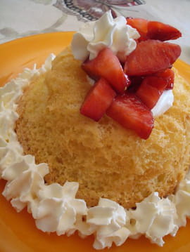 Baba au rhum aux fraises