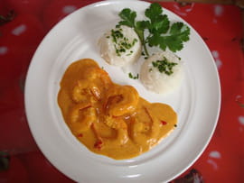 Crevettes au lait de coco �pic�