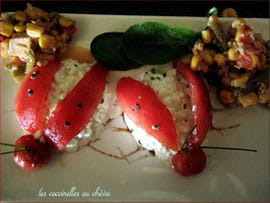 Coccinelles au caill� de ch�vre