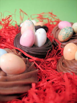 Nids en chocolat