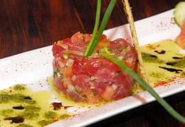 Tartare de thon rouge au gingembre