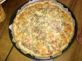 Tarte au thon et � la tomate
