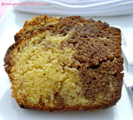 Cake marbr� chocolat vanille