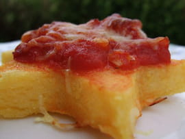 Etoiles de polenta gratin�es