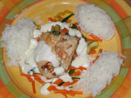 Escalopes de poulet au camembert