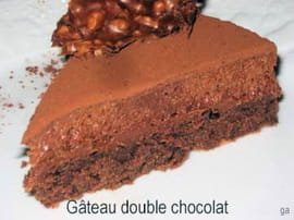 G�teau double chocolat