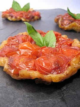 Mini tatin de tomate au balsamique