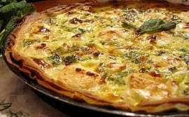 Tarte courgette-ch�vre