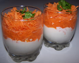 Neige de carotte au mascarpone